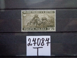 Фото марки Польский корпус в Англии 1941г **