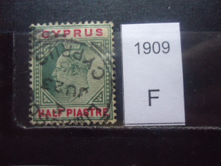 Фото марки Брит. Кипр 1901г
