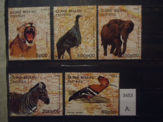 Фото марки Гвинея Биссау 1988г (5 из серии)