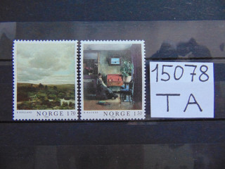 Фото марки Норвегия серия 1981г **