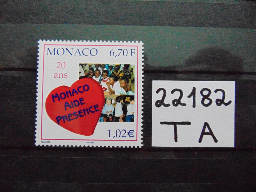 Фото марки Монако марка 1999г **