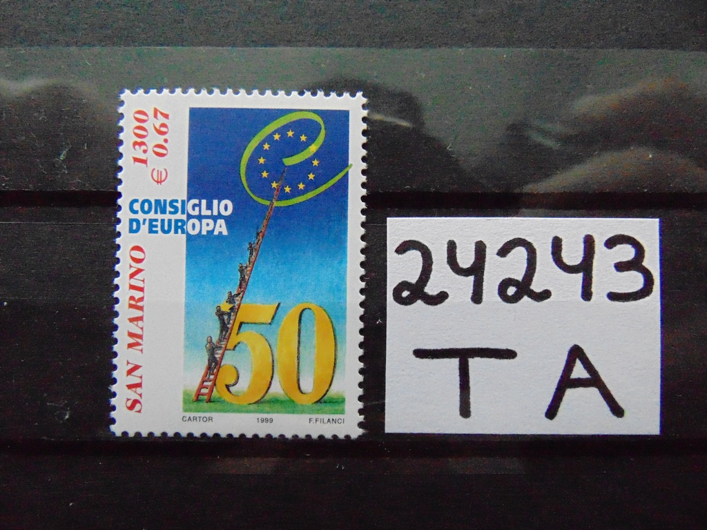 Фото марки Сан Марино марка 1999г **