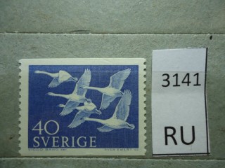 Фото марки Швеция 1956г **