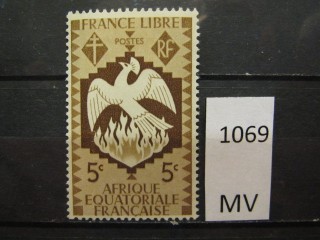 Фото марки Франц. Экваториальная Африка 1941г *