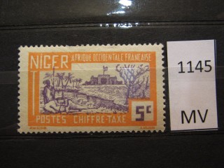 Фото марки Франц. Нигер 1927г *