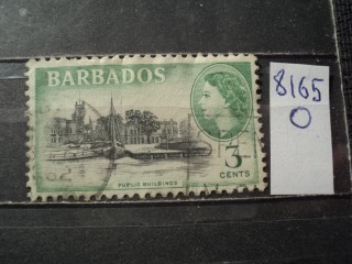 Фото марки Брит. Барбадос 1953г