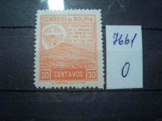 Фото марки Боливия 1950г **