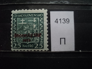 Фото марки Чехословакия 1939г *