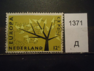 Фото марки Нидерланды 1962г