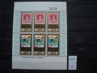 Фото марки Новая Зеландия малый лист 1978г **