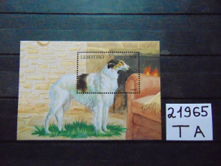 Фото марки Лесото блок 1999г **