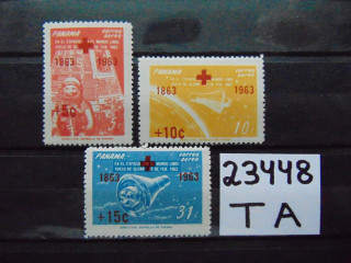 Фото марки Панама серия авиапочта 1963г **