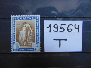 Фото марки Британская Мальта 1922г *