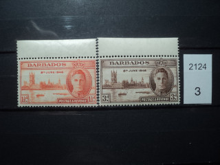 Фото марки Брит. Барбадос 1946г **