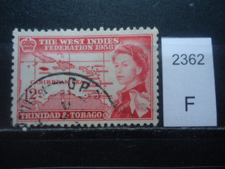 Фото марки Брит. Тринидад и Тобаго 1958г