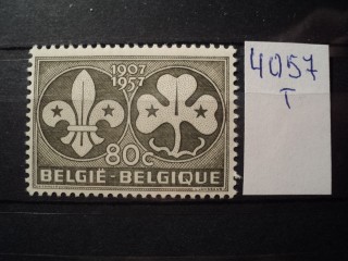 Фото марки Бельгия 1957г **
