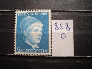 Фото марки Швейцария 1963г **
