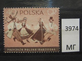 Фото марки Польша 1956г