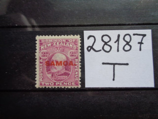 Фото марки Британская Самоа 1914г **