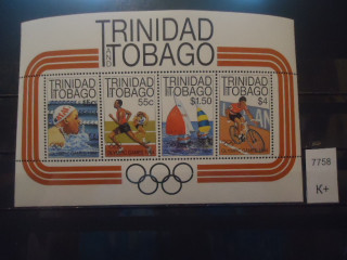 Фото марки Тринидад и Тобаго 1984г блок **