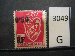 Фото марки Алжир 1946г *