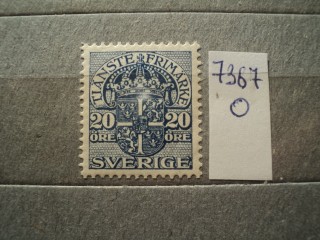 Фото марки Швеция 1911г **