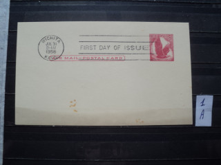 Фото марки США почтовая карточка