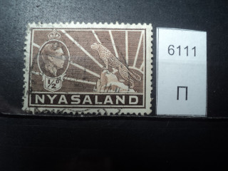 Фото марки Ньяссаленд 1942г
