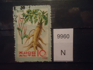 Фото марки Северная Корея 1962г