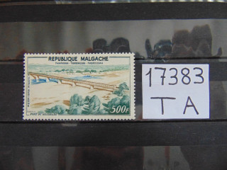 Фото марки Мадагаскар авиапочта 1960г **