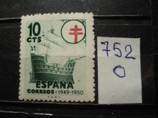 Фото марки Испания 1949г **