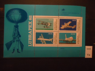 Фото марки Португалия блок 1982г 8 евро **