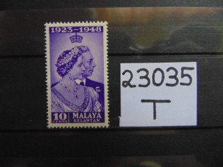 Фото марки Британская Малайя 1948г **