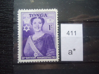Фото марки Тонга 1950г **