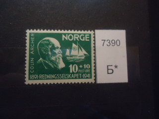 Фото марки Норвегия 1941г *