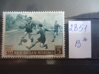 Фото марки Сан Марино 1953г **