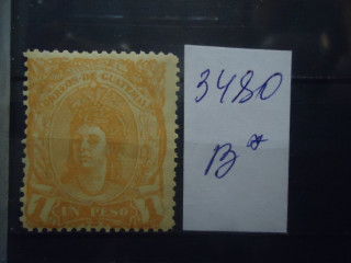 Фото марки Гватемала 1878г **