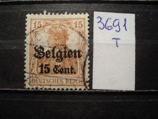 Фото марки Германская оккупация Бельгии 1916г