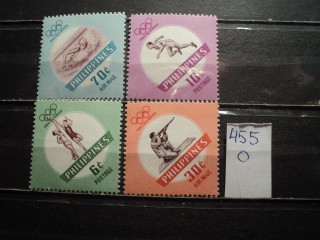 Фото марки Филиппины серия 1960г *