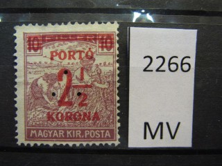 Фото марки Венгрия 1922г