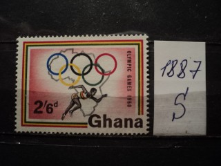Фото марки Гана 1960г *