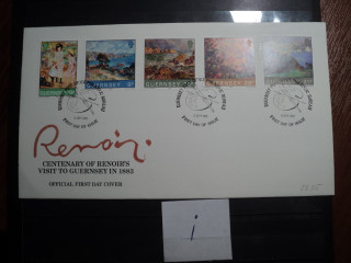 Фото марки Брит. Герсей 1983г конверт FDC