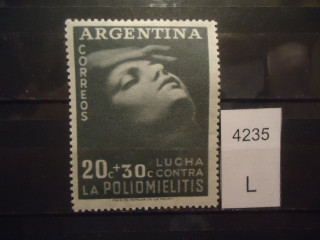 Фото марки Аргентина 1956г **