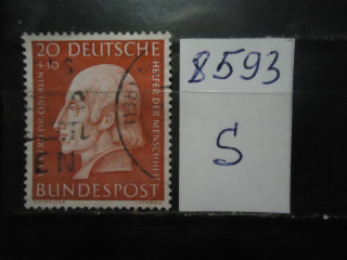 Фото марки Германия ФРГ 1954г (6€)