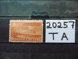 Фото марки Куба марка авиапочта 1948г *