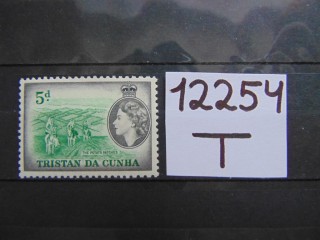 Фото марки Британский Тристран Да Кунья 1954г **