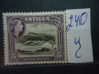 Фото марки Антигуа 1953г *