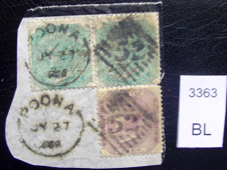 Фото марки 1860-66гг на фрагменте
