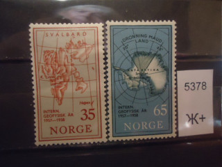 Фото марки Норвегия 1957г **