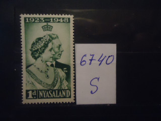 Фото марки Брит. Ньяссаленд 1948г *